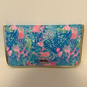 Lilly Pulitzer Bi-fold Travel Clutch, NWOT